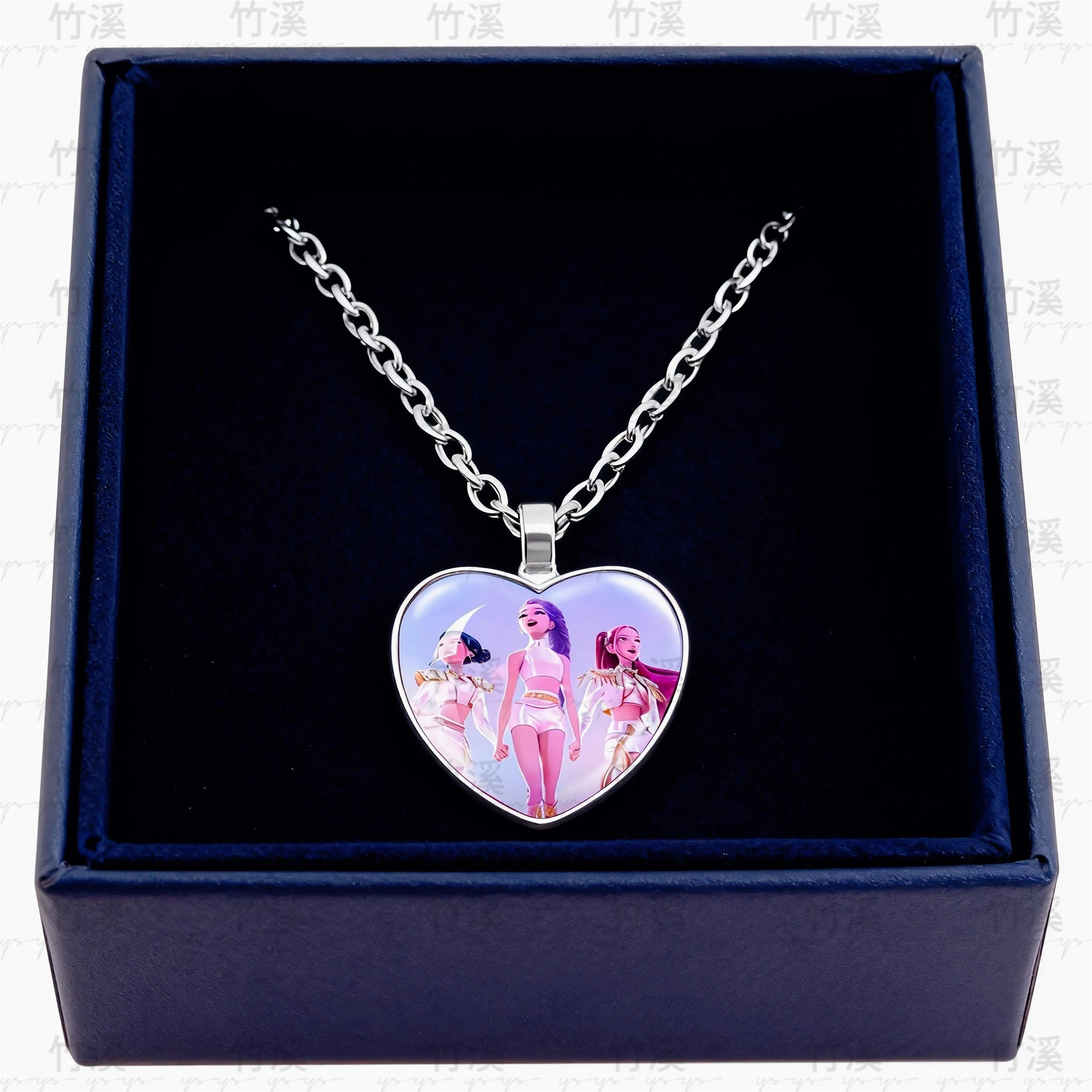 قلادة ساحرة لشخصية الرسوم المتحركة - هدية مجوهرات كرتونية لطيفة للفتيات، إكسسوار قلادة أنيق للأطفال