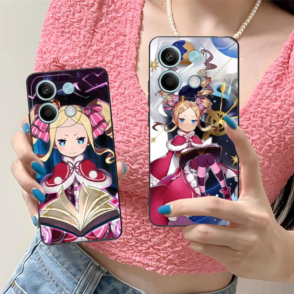 حافظة هاتف محمول ReZero Beatrice لهاتف Xiaomi Redmi Note 14 13 12 11 S Pro Plus 4G 5G غطاء طباعة ملون للهاتف الذكي جميل #4