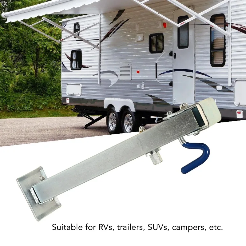Trailer Lift Jack Trailer Jack Telescoping 460‑680mm 1000kg Load Capacity Galvanized Iron for Caravan Offroad Vehicle Camper
