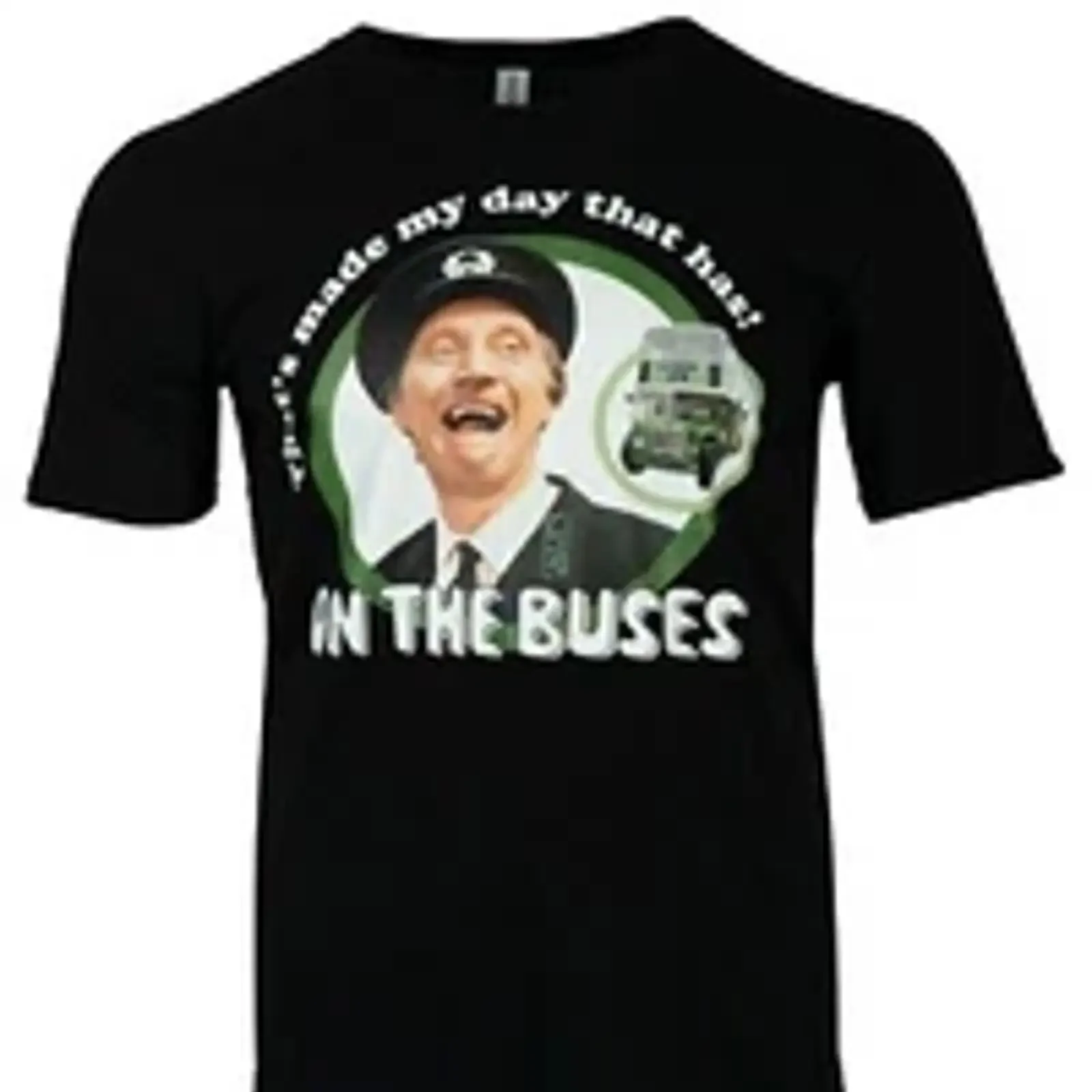 On The Buses TV Show That's Made My Day Stan Blakey Jack Licensed T Shirt vintage Washed fashion Soft Top For Everyday Wear
