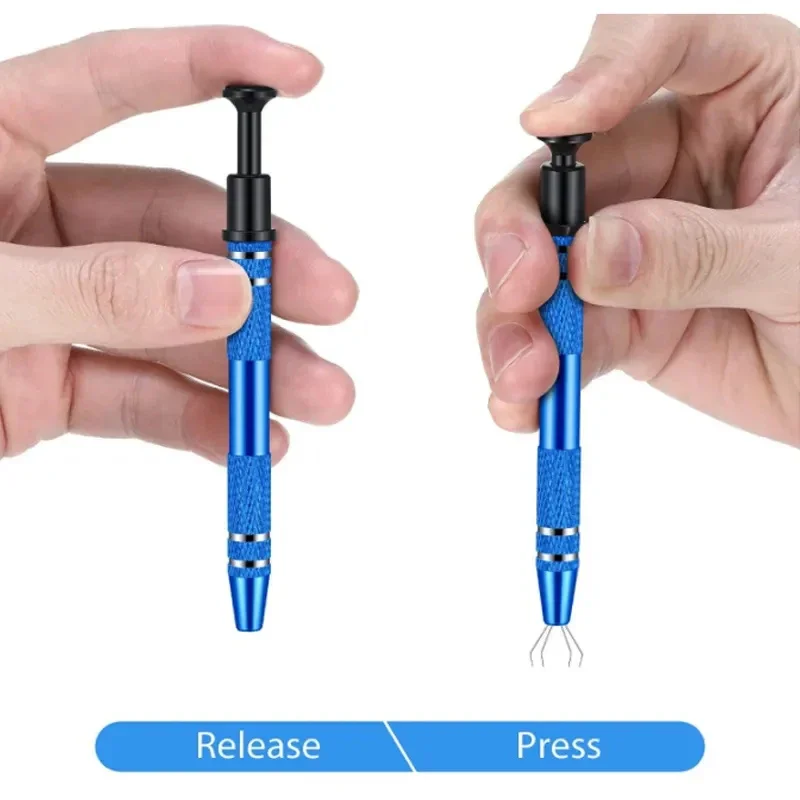 Four Claw Electronic Component Grabber IC Extractor Pickup BGA Chip Picker Patch IC Suck Pen Electronic Repair Tool Dropshipping