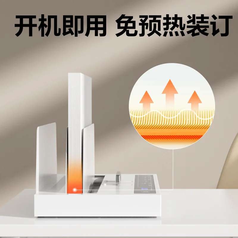 Hot Melt Binding Machine Fully Automatic Household Tender Contract Document Envelope Small Glue Binding Machine