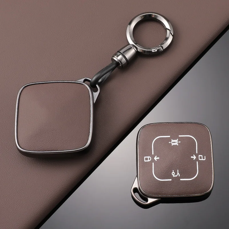 Portability TPU for Zeekr 001 X 2021 2022 2023 for ZEEKR 001 009 4 Button Remote Smart Car Key Case Cover Fob Holder Accessories