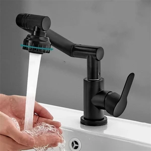 Universal rotary robotic arm tap, fit for hot and cold use, domestic, kitchen, bathroom, washbasins, tap accessories 8 Main Sales Laundry Tap - №7
