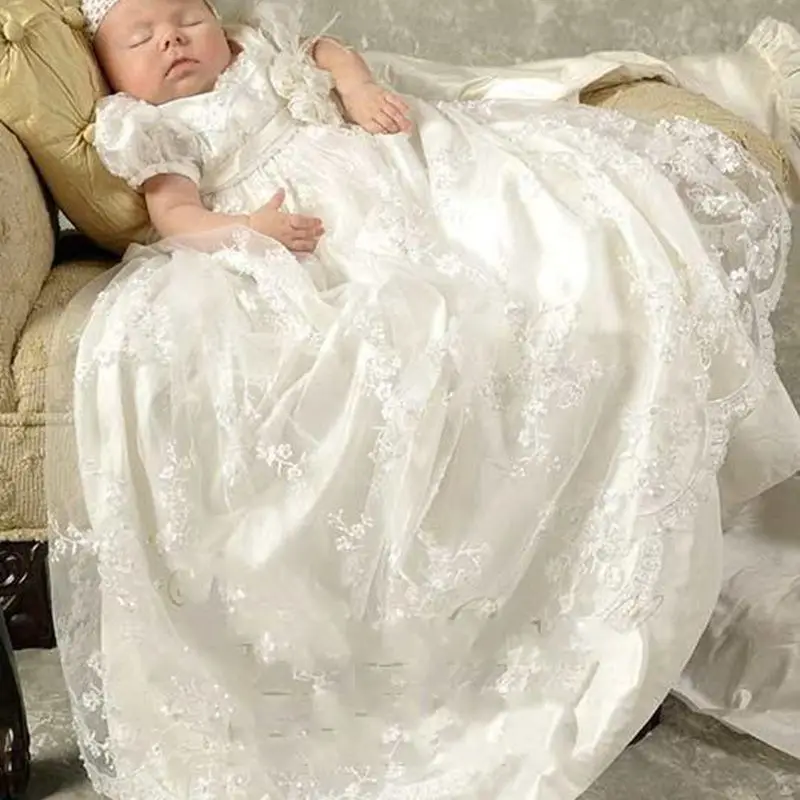 Robes de baptême pour bébés filles, robe d'anniversaire pour bébé, robe de Noël pour bébé, costume de Rhde mariage, 1 an