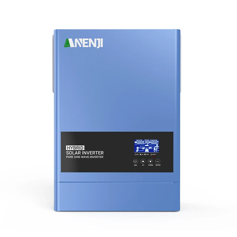ANENJI 11KW 48V parallelle zonne-omvormer, hybride omvormer 230V 6.2KW 5KW, off-grid/on-grid omvormer, zuivere sinusgolf PV 500V 160A MPPT zonnecontroller 