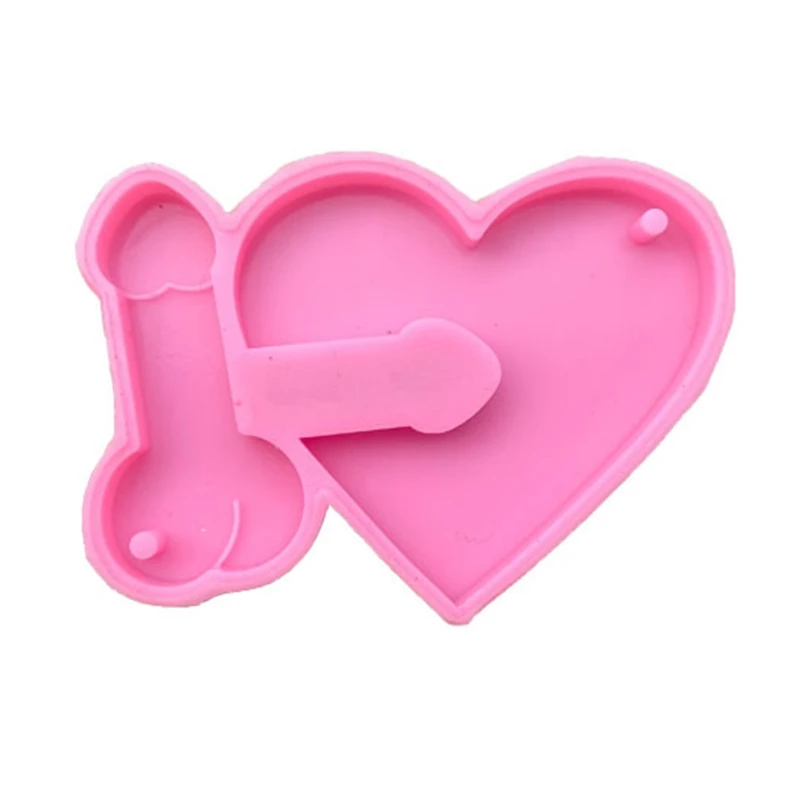 

Glossy DIY Valentine's Day Love for Brother Combination Keychain Pendant Mirror Silicone Mold Epoxy Resin Crafting Molds