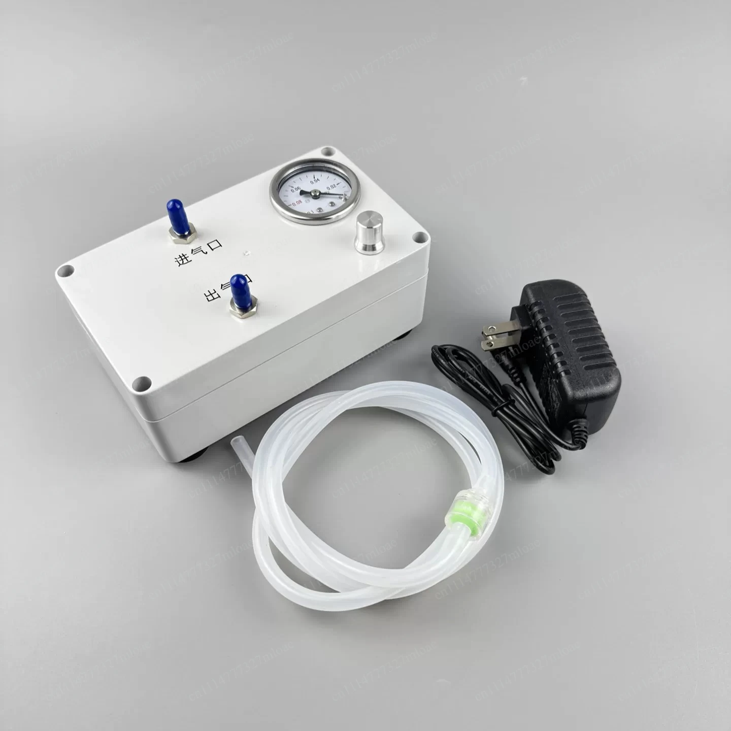 Laboratory instrument with table vacuum pump, air sampling and waste liquid defoaming and filtration pump, positive and negative