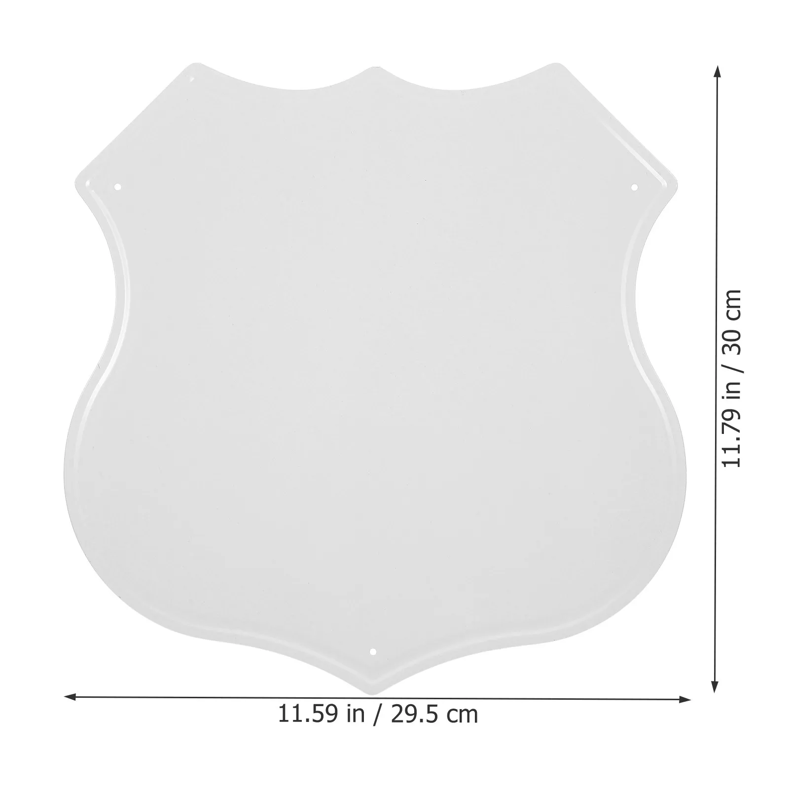 White Metal Blank Signs 2 Pack DIY Craft Panels for Painting Decorating and Custom Home Decor