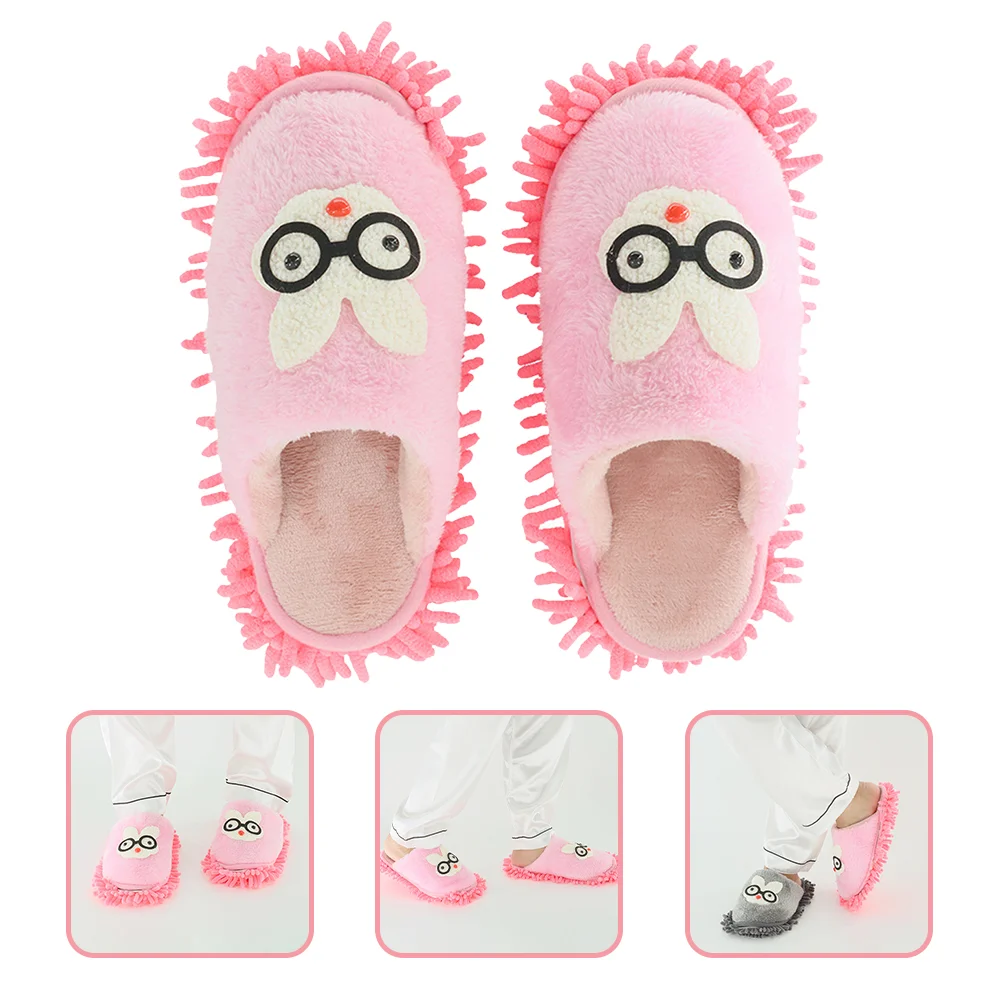 

Mop Slippers Bathroom for Window Cleaning Squeegee Women on Dust Sweeping Floor Home Detachable Washable