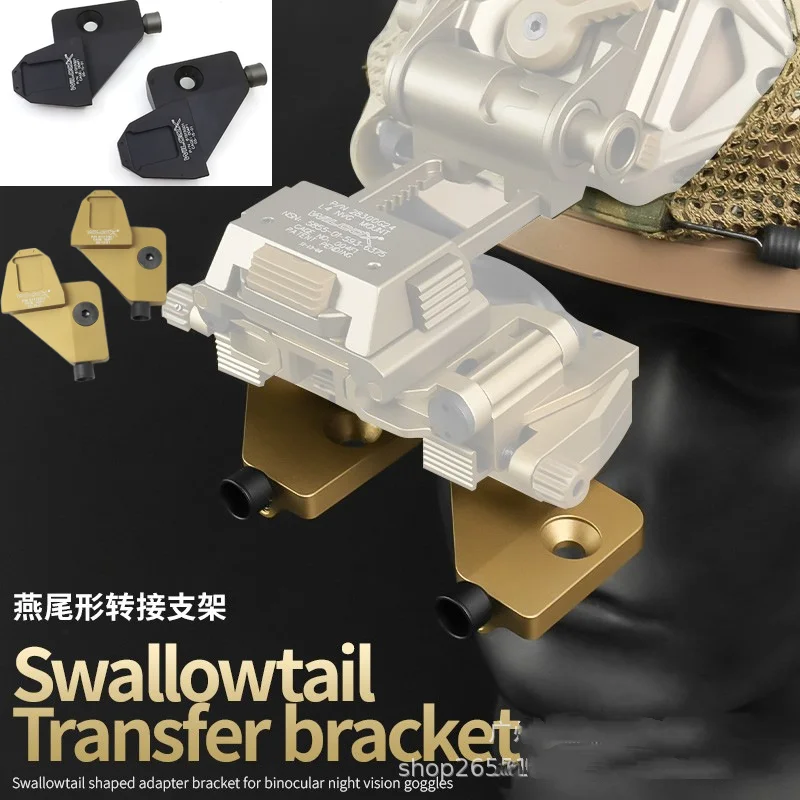 tactical-pvs-14-bridge-arm-dual-bridge-mount-metal-tactic-helmet-mounting-pvs14-dovetail-binocular-night-vision-goggles-bracket