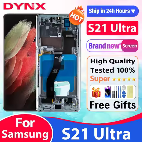 6.8"inch Super AMOLED For Samsung S21 Ultra 5G G998 G998U Display Touch Screen Digitizer For Samsung S21Ultra G998B LCD