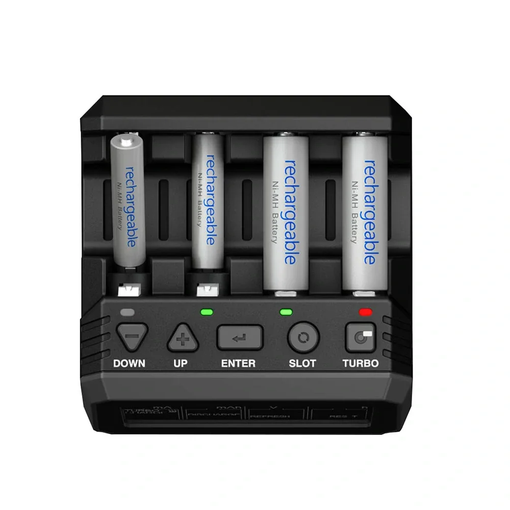 SKYRC NC2200 12V/2.0A 4 Slots AA AAA Battery Charger & Analyzer NiMH/NiCD Batteries Charger Discharge Turbo Fast Charge