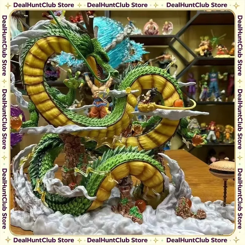 Nueva Figura de Anime de Dragon Ball de 53 cm, Figuras de Shenron, Goku y Shenron, Estatua de PVC, Modelo de Muñeca, Colección, Adorno, Juguete, Regalo