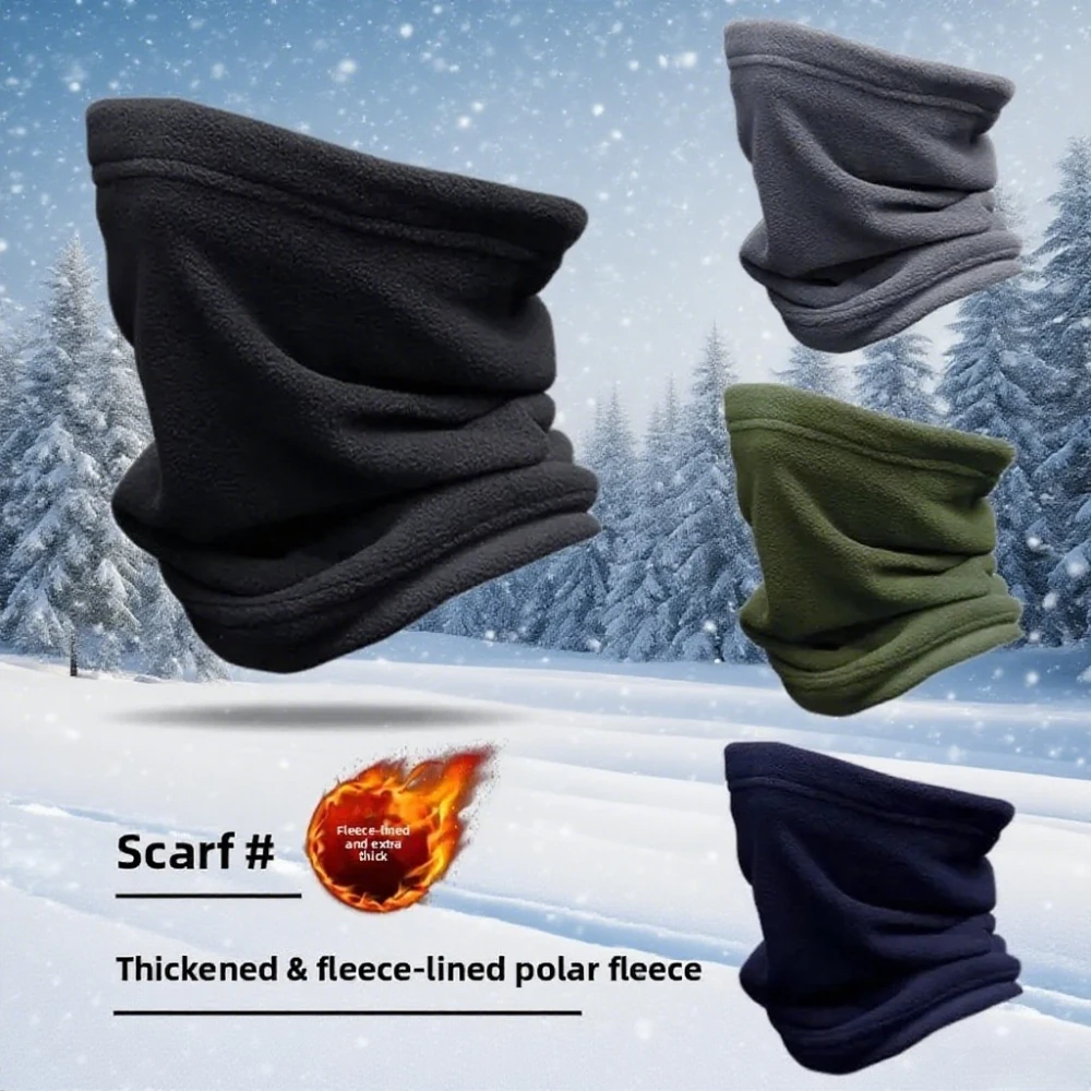 

1 Neck Warmer Men Women Winter Neck Tube Scarf for Biker Motorcycle Car Windproof Cold Proof Cycling Half Face Cover Neck Gaiter