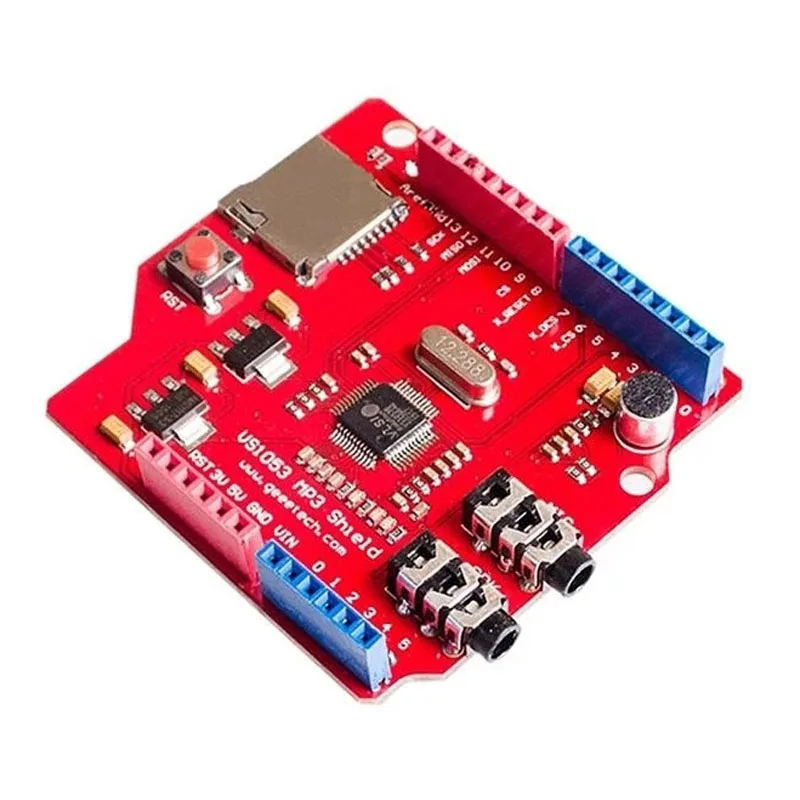 1/2/5/10/20Pcs VS1053 Module VS1053 MP3 Module Development Board Power Amplifier Decoding Board On-Board Recording Function