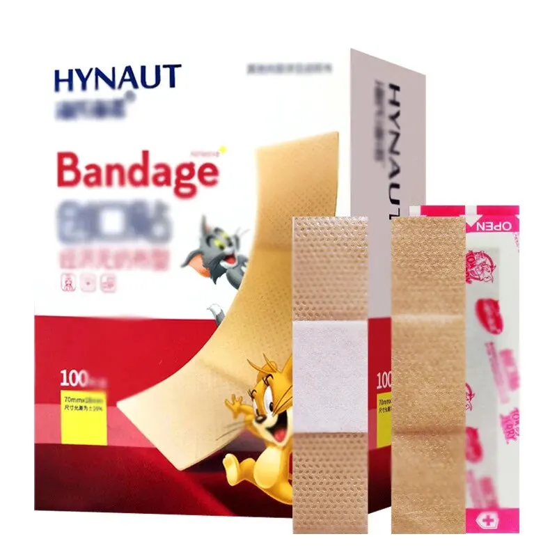 100Pcs/Pack Waterproof Band-Aid Wound Dressing Medical Sterile Tape Sterile Wound Paste Medic Band Aid