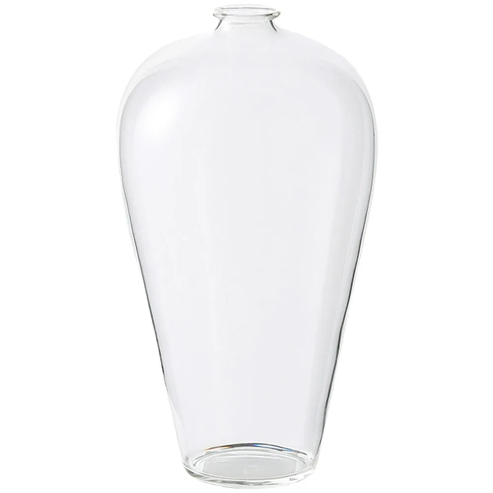 

Decorative Glass Vase Refined Shape Modern Chic Craft Home Hotels Tulips Roses Hydroponic Plant Container