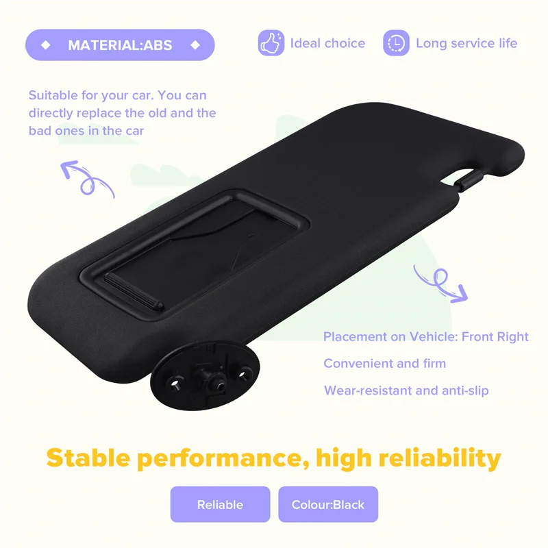 

A85E-Car Sunshield Sunvisor Interior Sun Visor For Toyota Corolla 2019-2024
