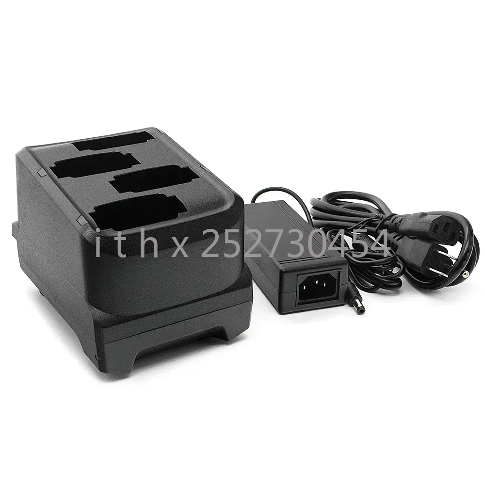 4-Slot Battery Charger Cradle with Adapter for Zebra MC9300 MC930B MC930P