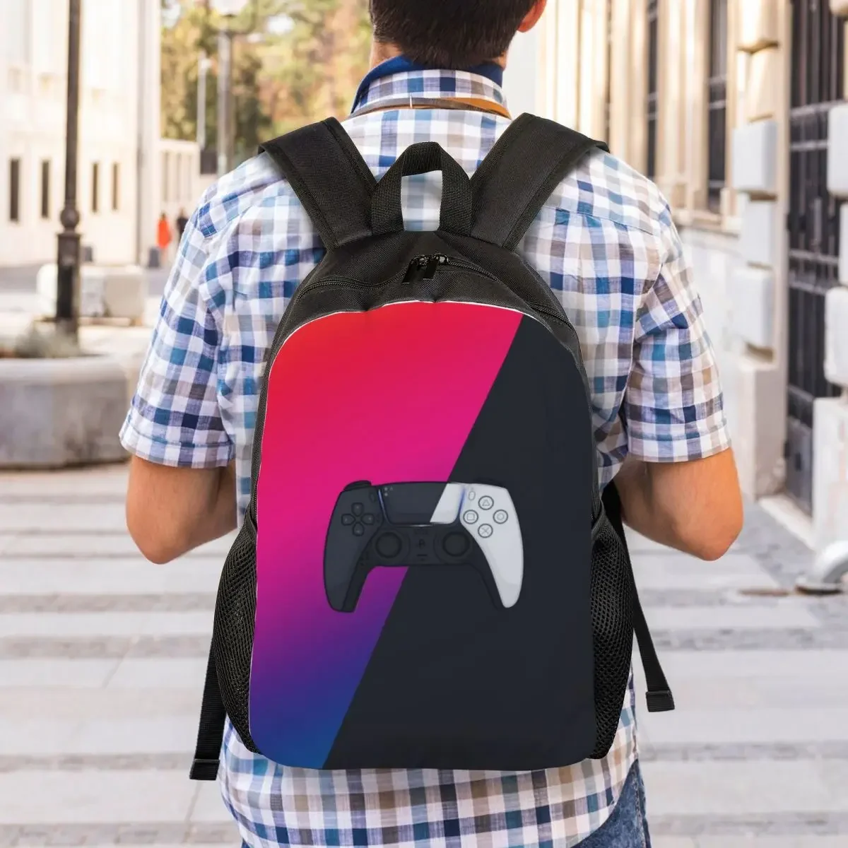 Custom Gamer Gaming Controller Backpacks for Girls Boys Video Game Lover Gift College School Travel Bags Men Women Bookbag