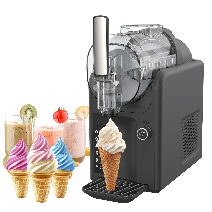 Electric Automatic 1.9L Slushie Maker With 8 Menus, For Smoothies, Ice Cream, Frozen Coffee & Fruit Juice
