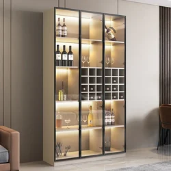 Liquor Cabinet Outdoor Bar Shelf Showcases Display Open Cabinets Whiskey Wine Rack Kitchen Refrigerator Vinera Furniture