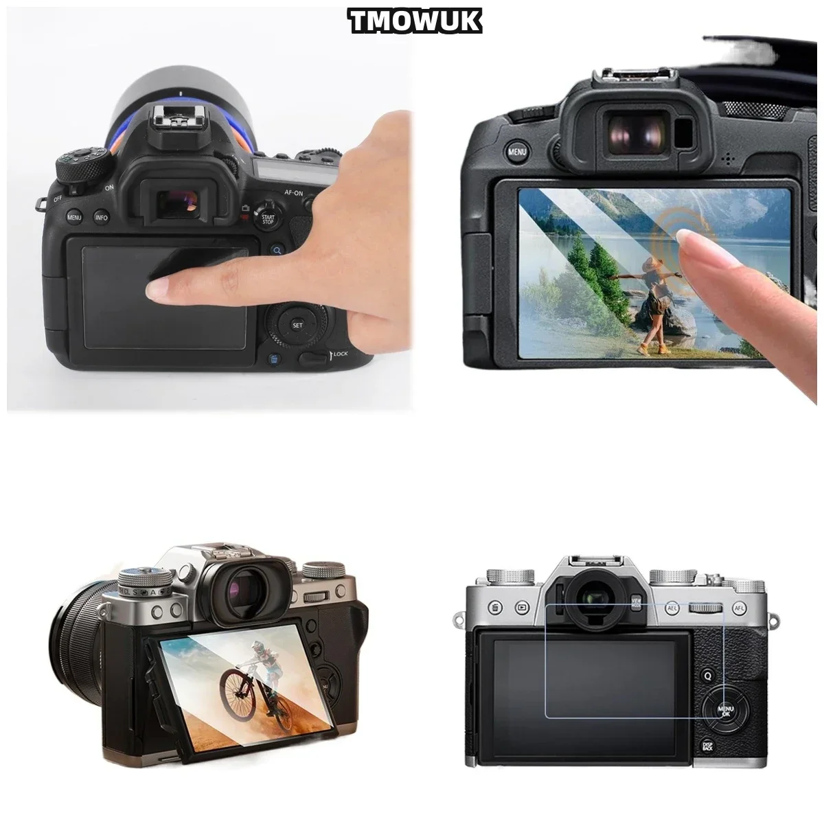 For Fujifilm X-T10 T20 T30 M1 A1 A2 E2 E3 X30 XF10 XS10 XS20, Anti-Fingerprint LCD Film