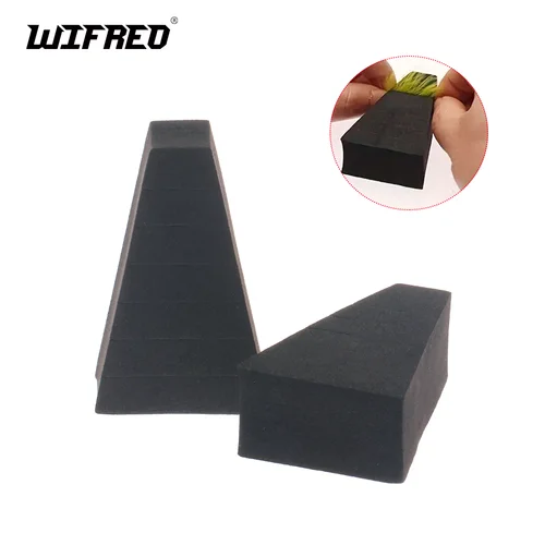 Imagen 1 del producto Wifreo 4 uds/6 uds Clips de plumas CDC herramienta de atado de moscas bloque plegable de plumas herramientas de sujeción de Hackle accesorios de pesca con mosca