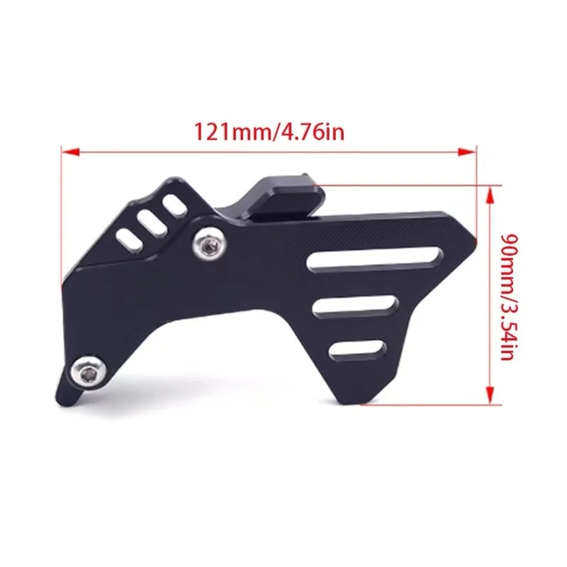 Gear protection device suitable for KTM SX, EXC, EXCF, XC, XCW, XCFW dirt bikes front gear CNC guard chain case cover