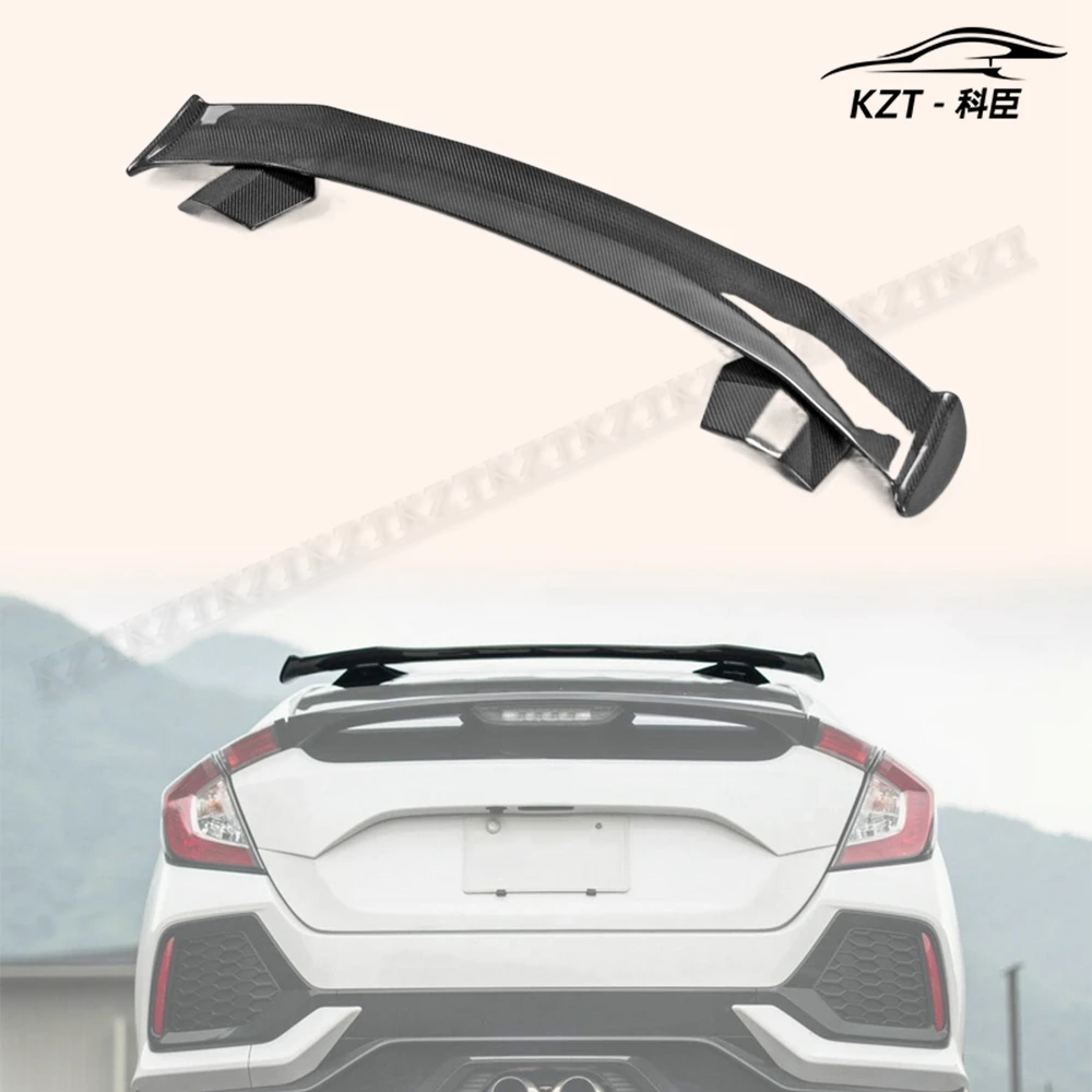 

For Honda 17 Onwards Civic Fk7 Hatchback Sp Style Roof Spoiler (5 Door Hatch Only) Carbon Fiber