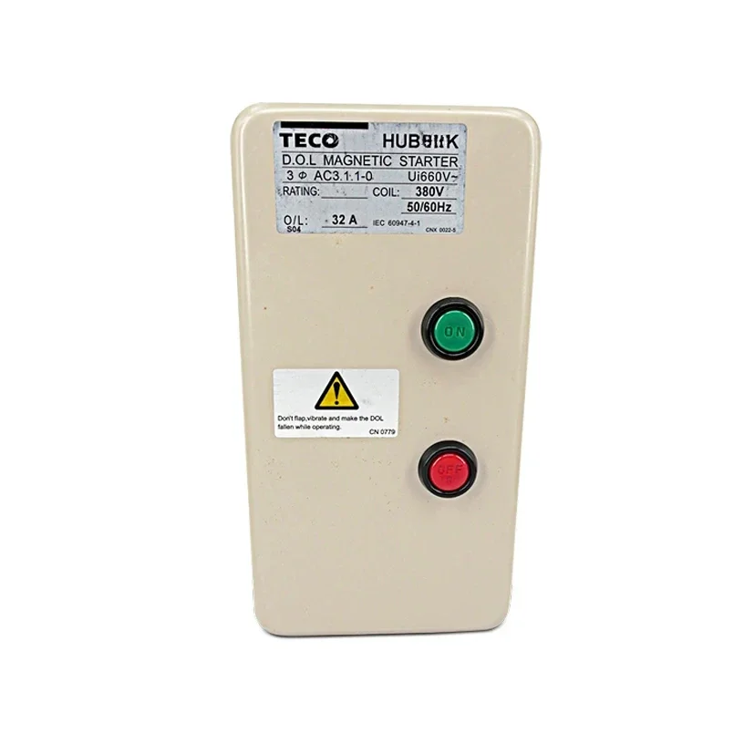 

Tai'an electromagnetic starter HUB-38K motor starter combination switch protection magnetic three-phase 380V