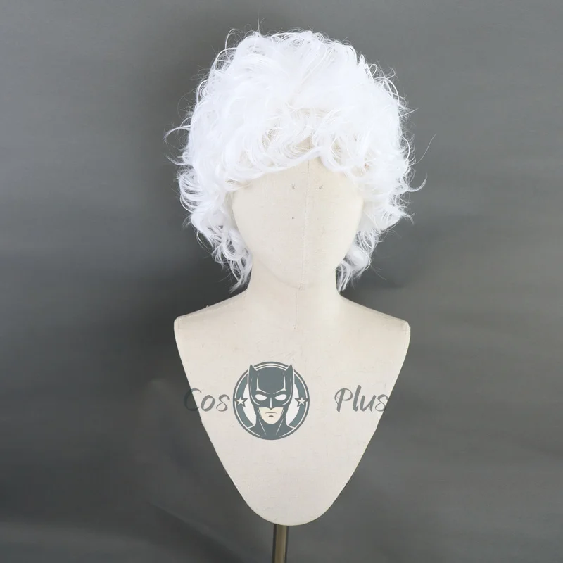 لعبة Hades II Hypnos شعر مستعار تأثيري فضي-أبيض مجعد الشعر بيروكات صناعية للرجال النساء Nyx Chird Thanatos عيد الميلاد غطاء شعر مستعار مجاني