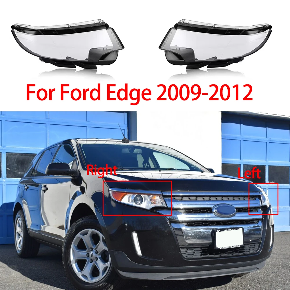 

For Ford Edge 2009 2010 2011 2012 Car Front Headlight Glass Cover Car Headlight Lens Replacement Shell Car Accessories