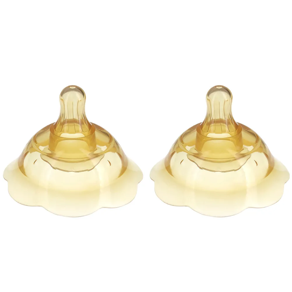 2Pcs Breast Milk Savers Nursing Pads with Anti-Leak Design Ideal for Flat Inverted Nipples Breastfeeding Cups Reusable Milk