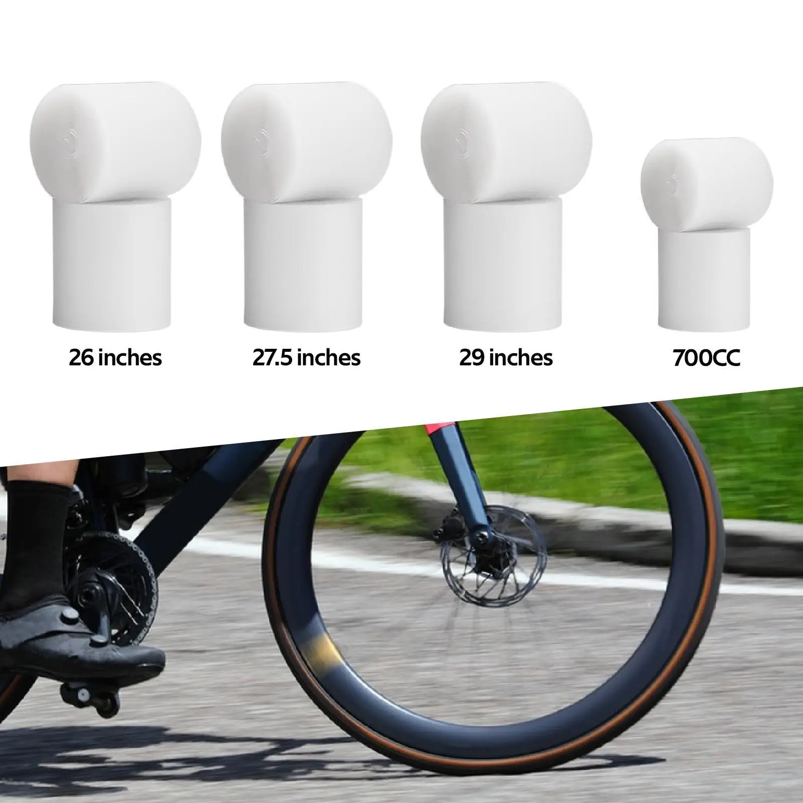 

2x Inner Tube Bicycle Flat Protector Riding Tire Protection Cycling Accessories Bike Tire Liners Anti Puncture Tyre Protective