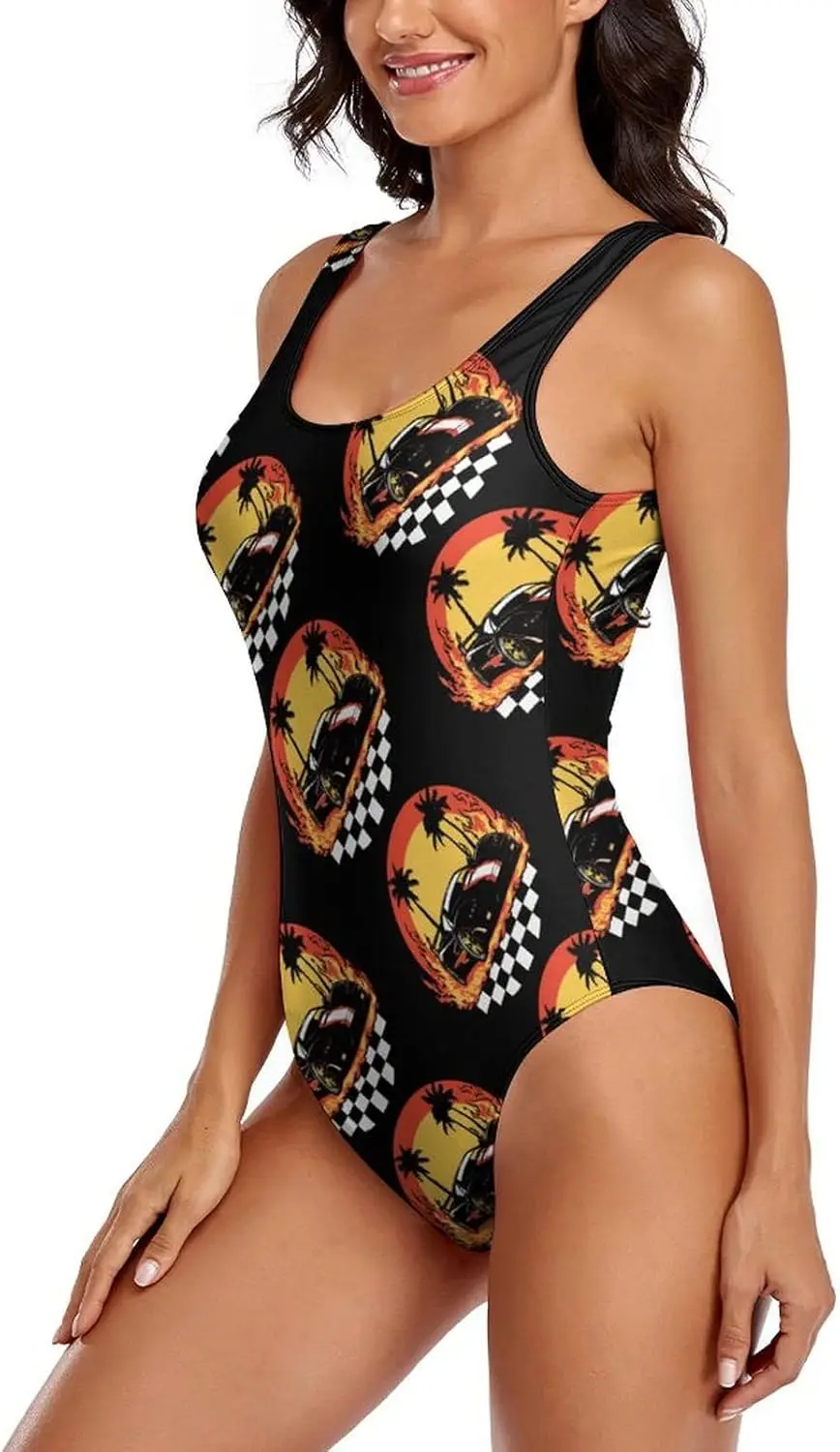 ملابس سباحة نسائية من قطعة واحدة من Luxy Trio للتحكم في البطن، ملابس سباحة لحفلات الشاطئ