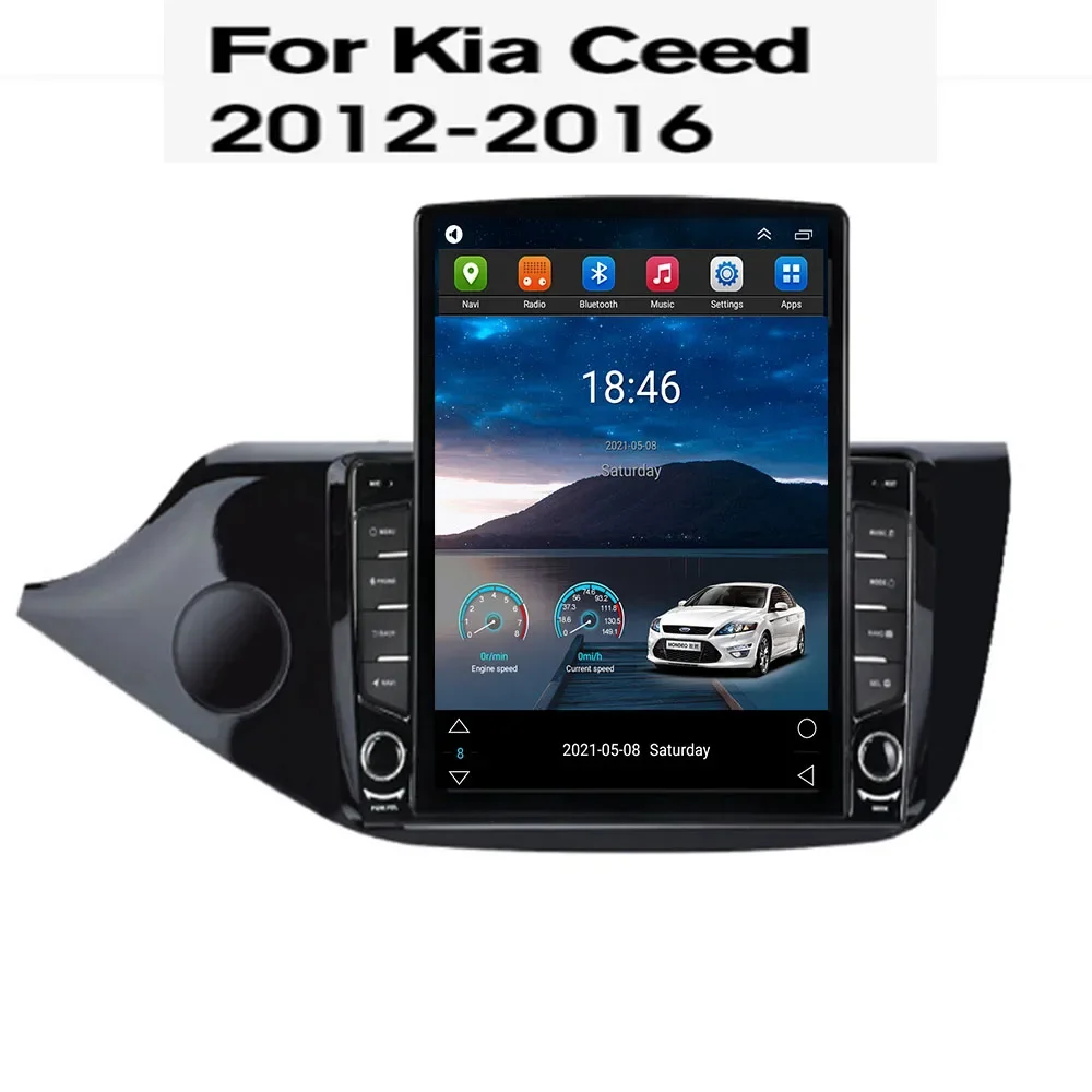 

Автомагнитола для KIA CEED 2012-2016, мультимедийный видеоплеер 2DIN на Android 13 с GPS, DSP и RDS камерой