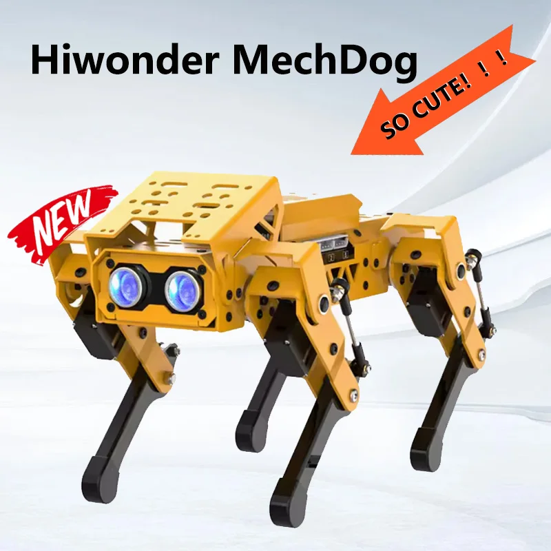 MechDog Hiwonder Open Source AI Robot Dog with ESP32 Controller, High-Speed Coreless Servos Support Scratch, Arduino, and Python