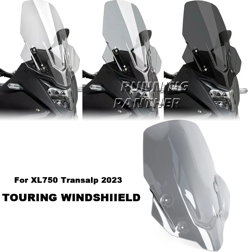 

Motorcycle Windshield Windscreen Front Acrylic Wind Shield Screen Deflectors For Honda XL750 TRANSALP XL 750 Transalp 2023 2024