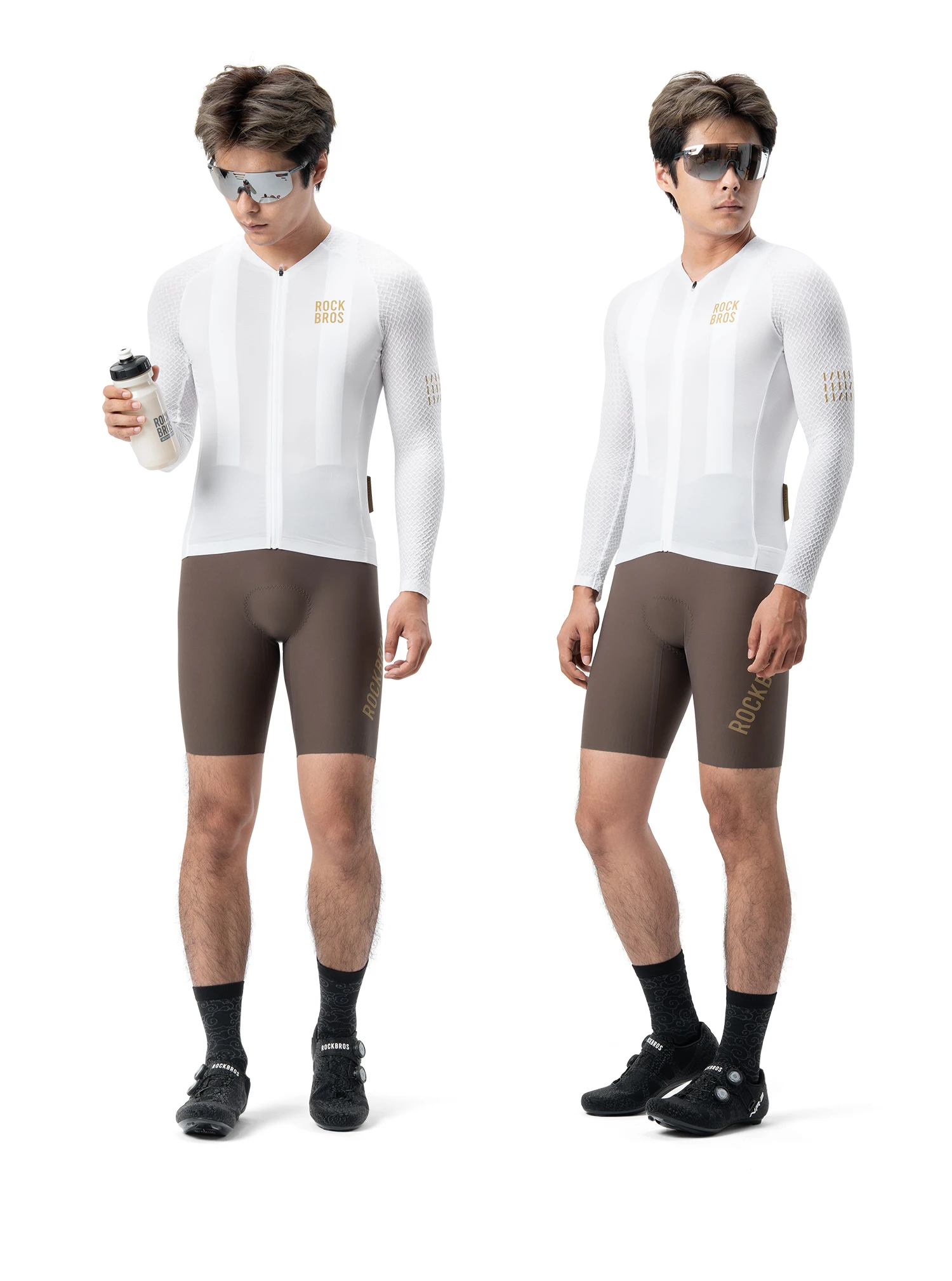ROCKBROS Radfahren Jersey Set Winter Frühling Jacke Lätzchen Hosen Langarm MTB Fahrrad Kleidung Maillot Thermische Fleece Tragen Anzug – Detail 18