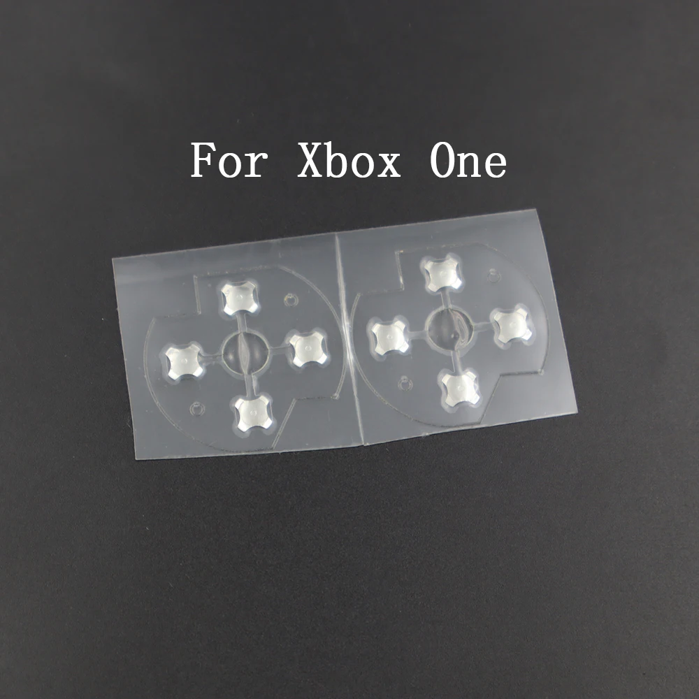 2pcs For Xbox One S Xbox One Series Controller Cross Key D Pad Metal Dome Snap PCB Board Buttons Conductive Film Sticker