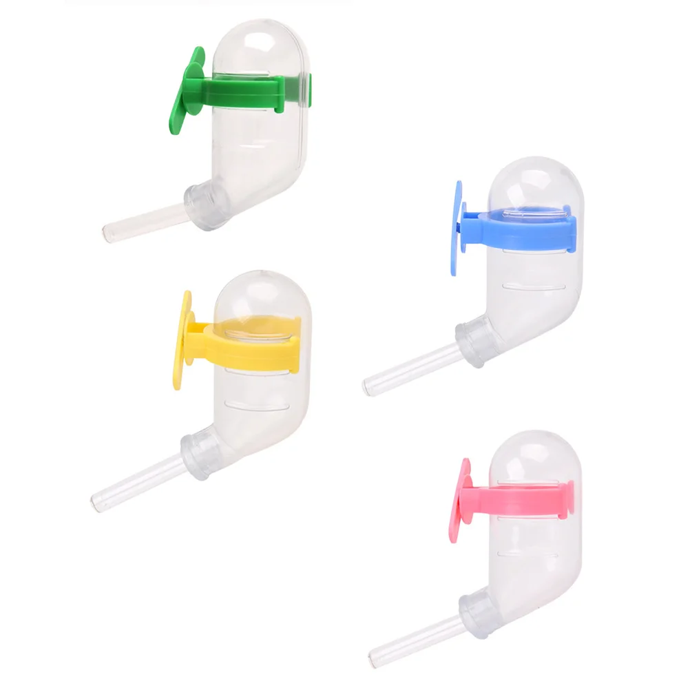 

4Pcs Hamster Feeder Anti-Leakage Water Bowls Durable Pet Waterer Automatic Drinking Drinking Bowl Water Bowls Hamster Feeders
