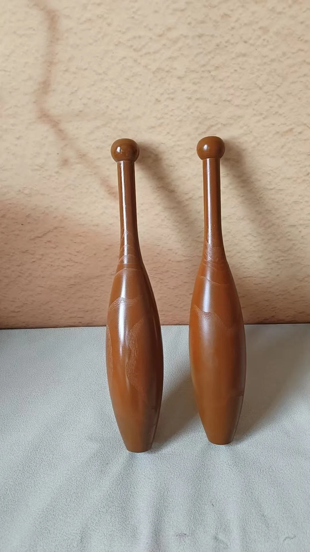860g/per Solid wood Fitness Clubbell Indian Clubs Strength train Jori Gym Meels Fitness hammer