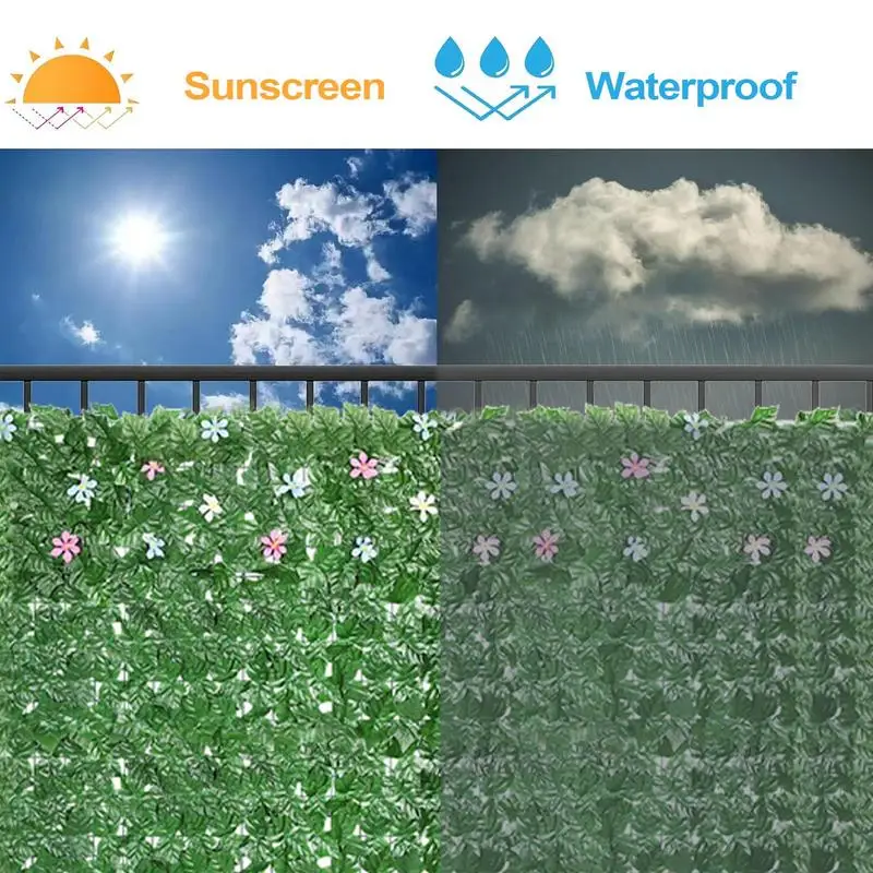 

Ivy Privacy Fence Artificial Protective Screens 3.3x10 Ft Realistic UV-Protected Ivy Privacy Fence For Patio Divider Commercial