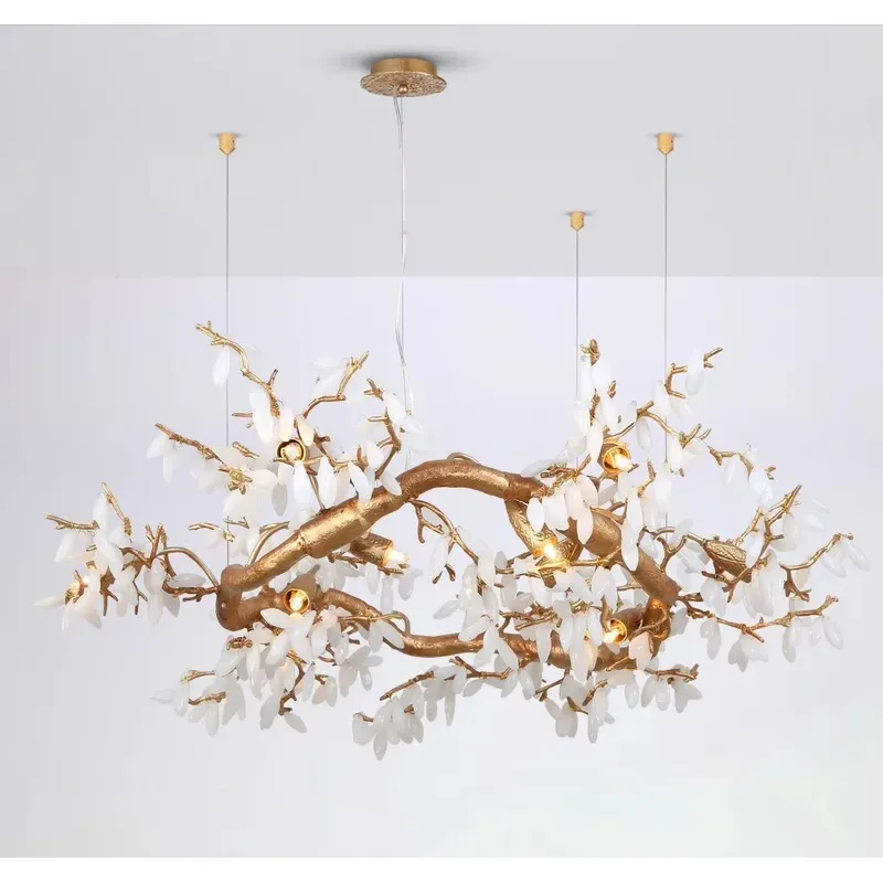Unique Design Custom Large Sculpture for Art Museum Interior Lighting Decoration