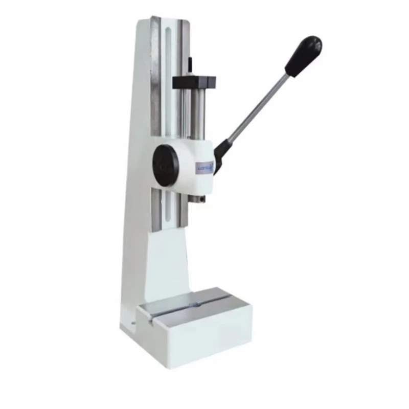 Small precision single column lever hand pressure plate press manual beer machine