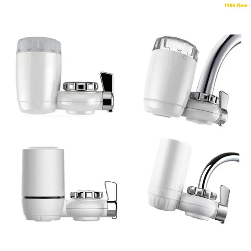 U1JB Set of 4 Ceramic Cartridge Filter for Tap Faucet Water Purifier Durable Practical and Convenient Kitchen Gift