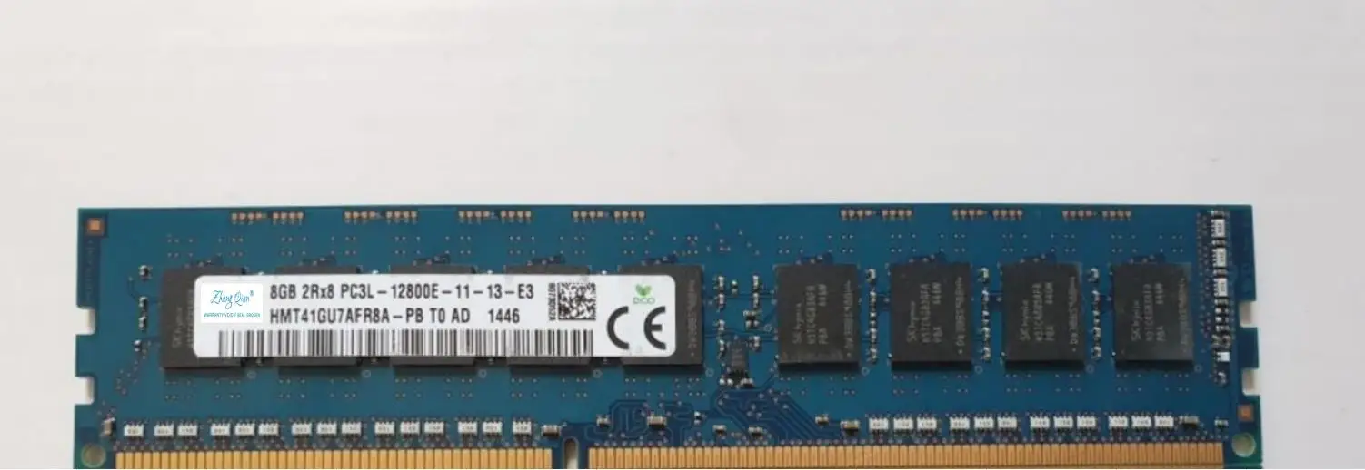 

For HMT41GU7BFR8A-PB 8G 2RX8 PC3L-12800E 1600 Pure ECC UDIMM