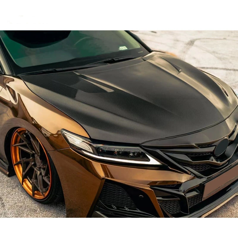 Carbon Fiber Hood for Toyota Camry 8th 2018+ Engine Cover Bonnet Cover Regular Honeycomb Forged